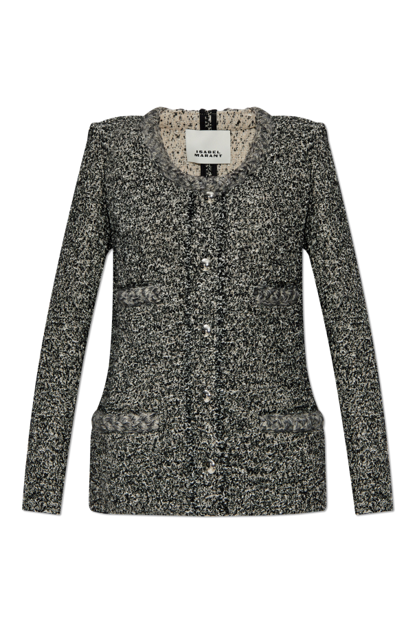 Isabel marant tweed jacket best sale